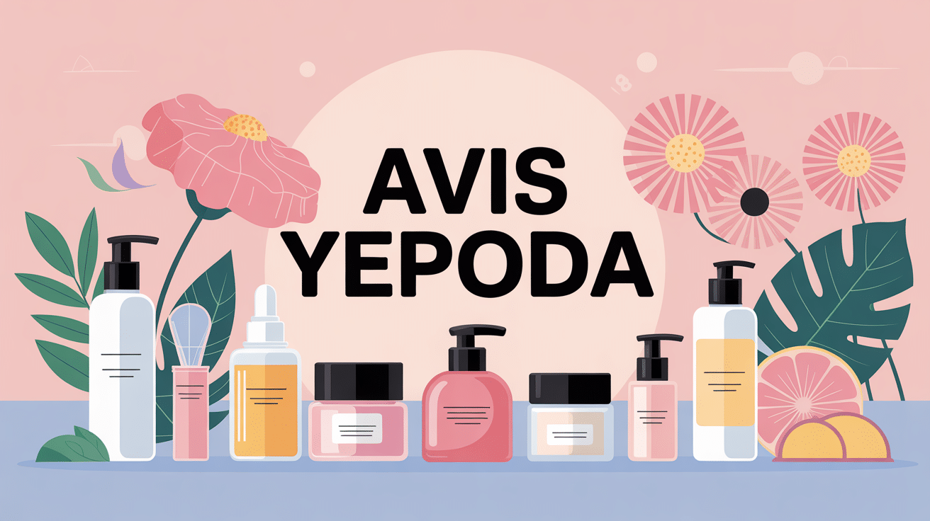 yepoda avis illustration thème k-beauty avec soins coréens