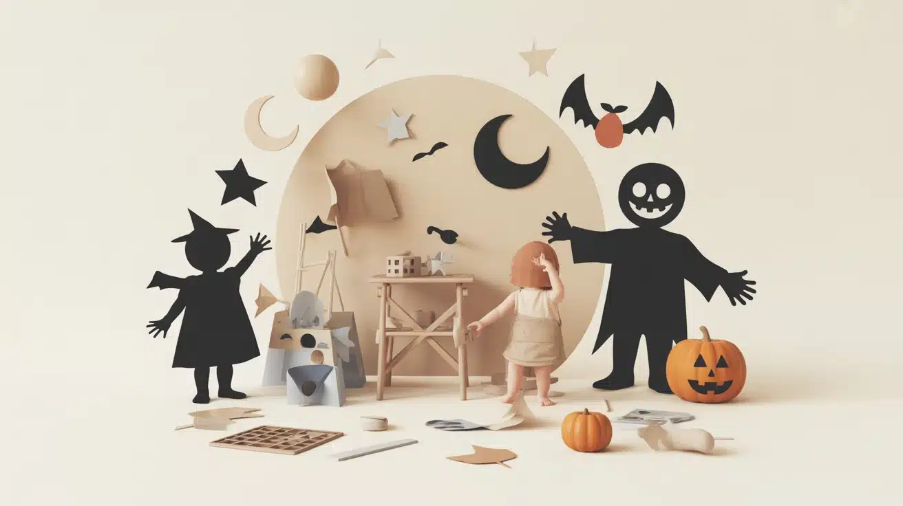 Activité Halloween maternelle : ateliers de motricité et bricolage