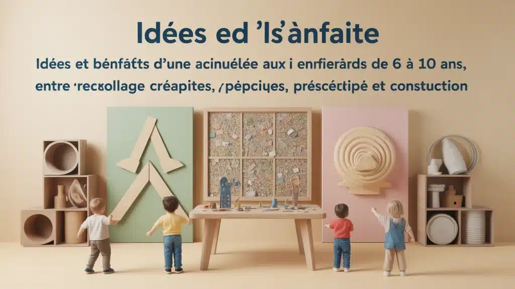 activité manuelle 6-10 ans : 3 techniques créatives