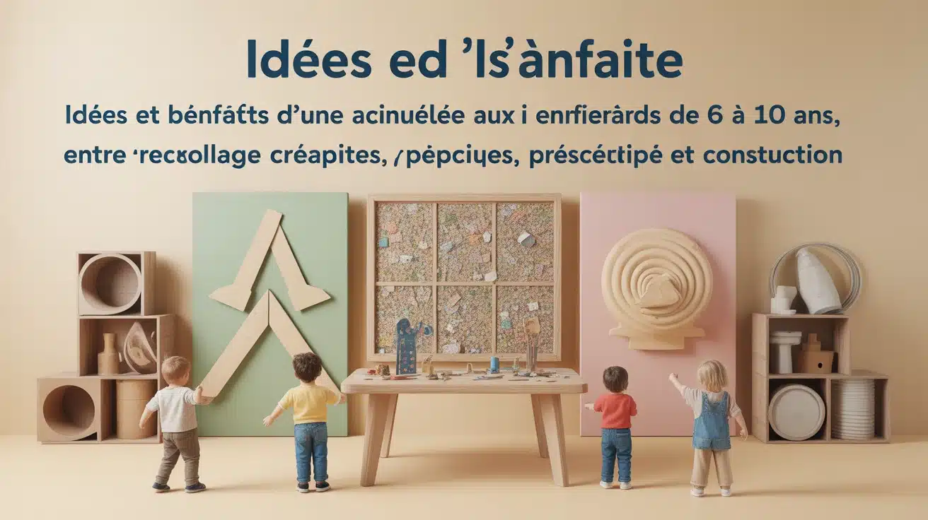 activité manuelle 6-10 ans : 3 techniques créatives