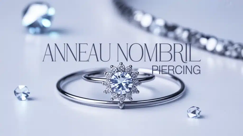 anneau nombril piercing bijou contemporain