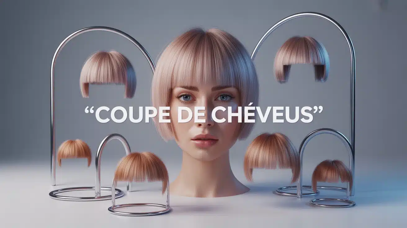 Coupe de cheveux carrée, butterfly cut et bob