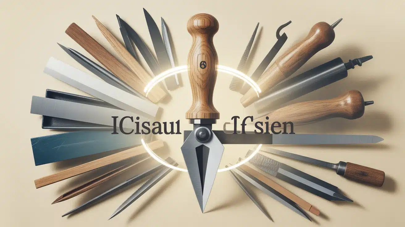 ciseau à bois acier et angle de coupe