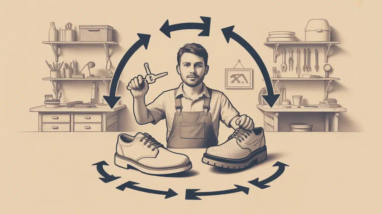 Cordonnier autour de moi : réparation chaussures en atelier