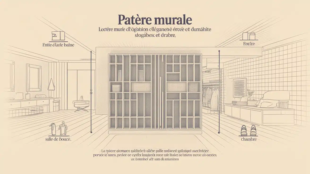 Patère murale premium pour entrée salle de bain chambre