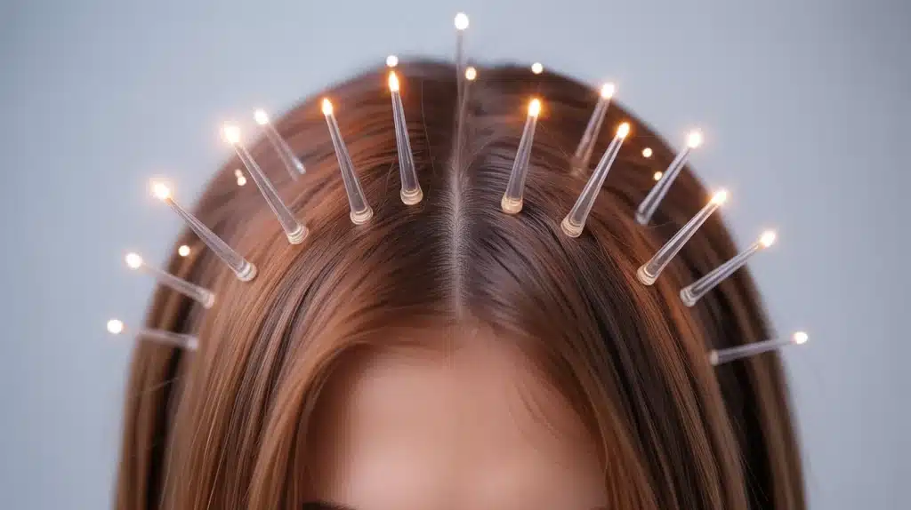 Illustration vectorielle cheveux avec fourches protégées