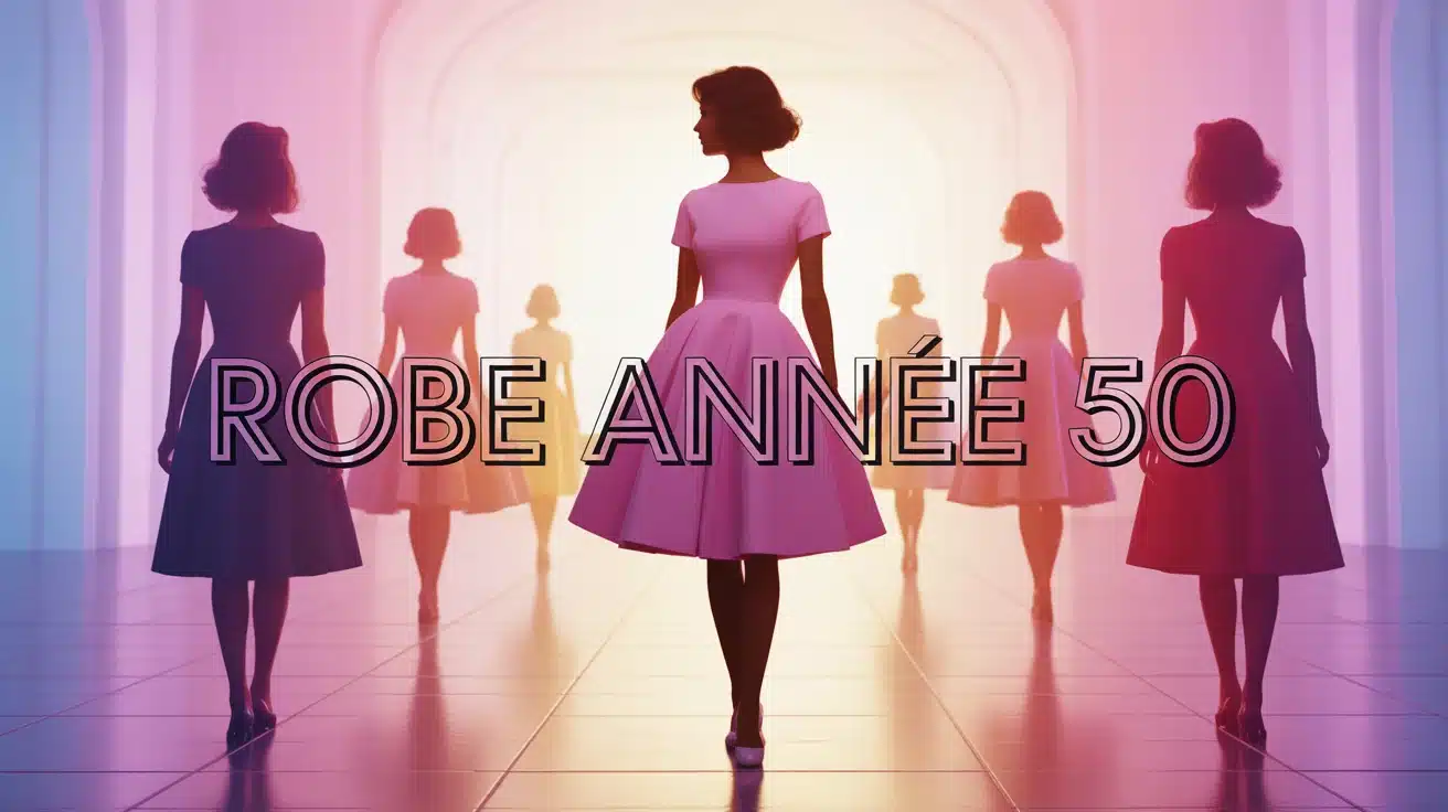 silhouettes robes année 50 swing et crayon rétro chic