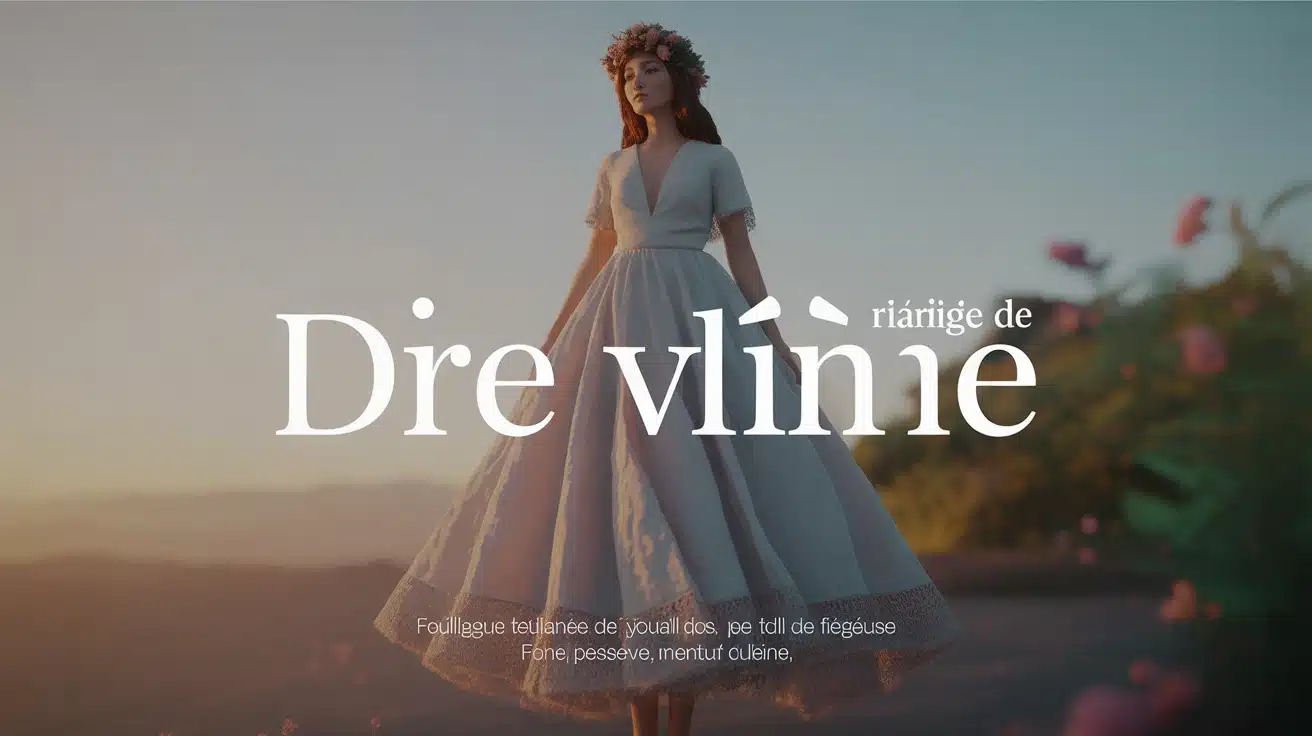 Robe de mariée bohème en dentelle florale, silhouette bohème