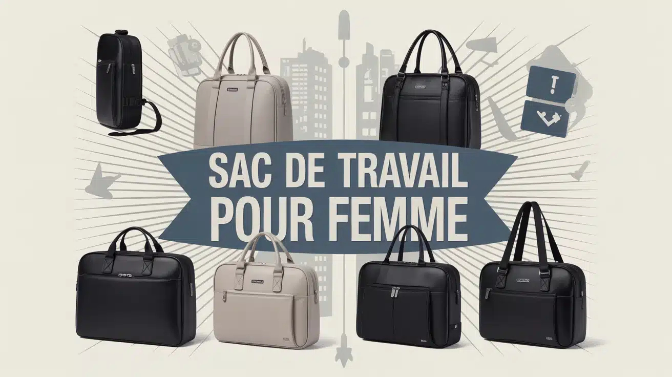 Illustration sacs de travail pour femme élégants et ergonomiques