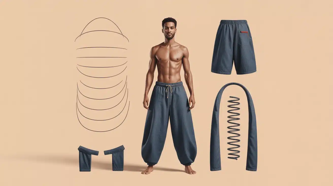 Sarouel homme style urbain confortable