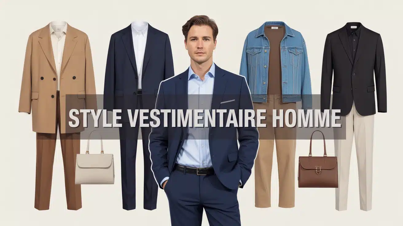 homme moderne avec style vestimentaire homme varié
