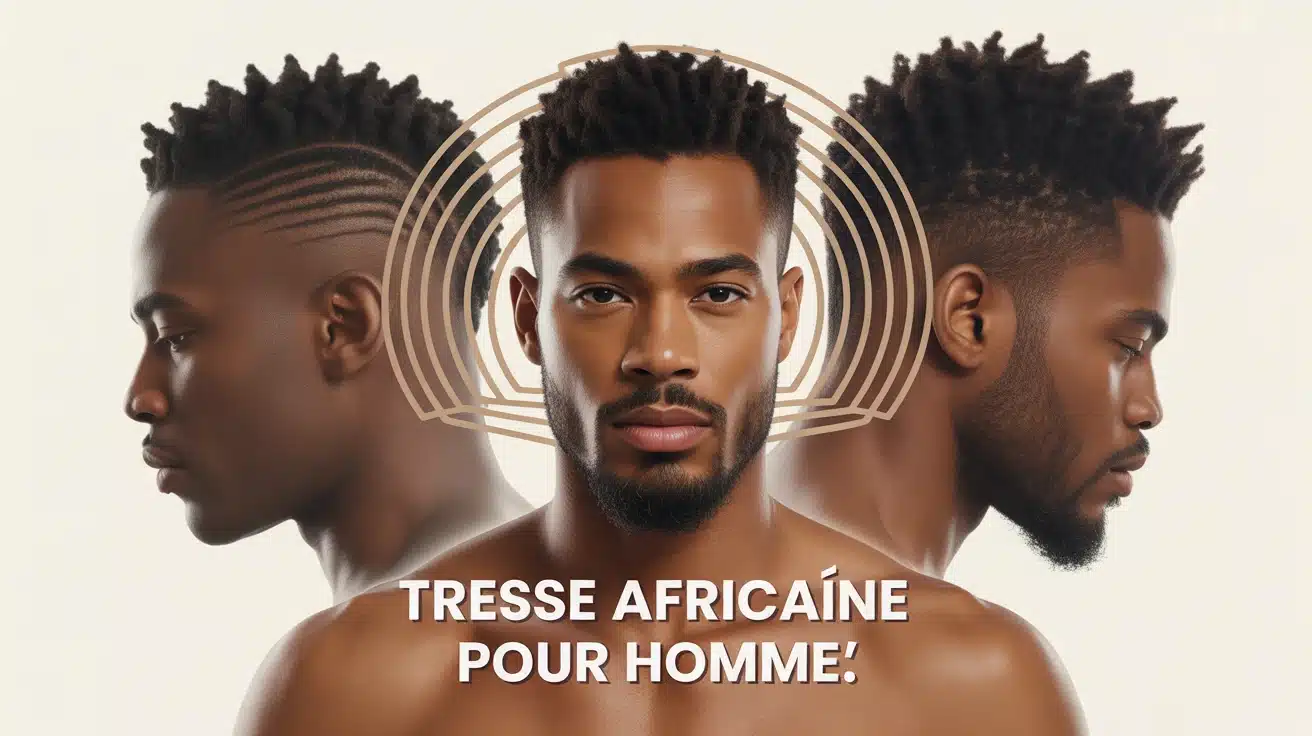 Tresse africaine pour homme, coiffure protectrice