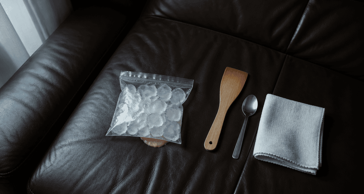 comment enlever du chewing gum sur du cuir canapé glaçons
