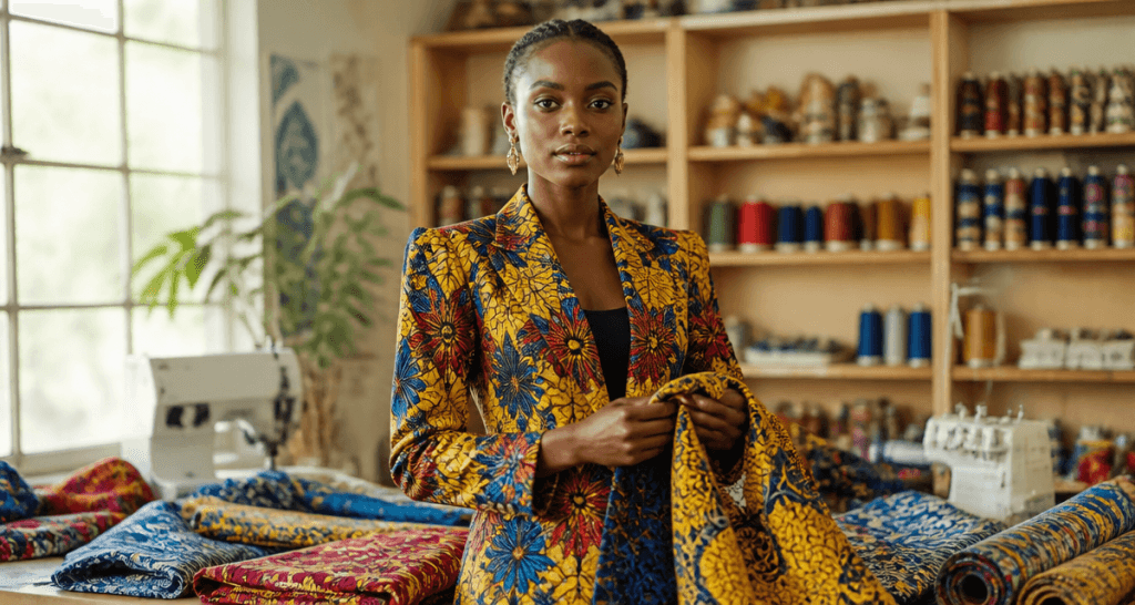 motifs wax femme atelier couture