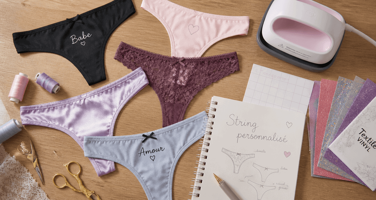 personnaliser string accessoires et matières