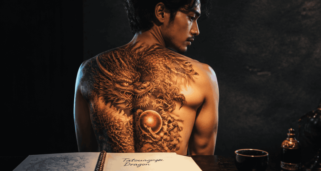 Tatouage dragon : 3 griffes au Japon contre 5 en Chine, le détail qui change tout