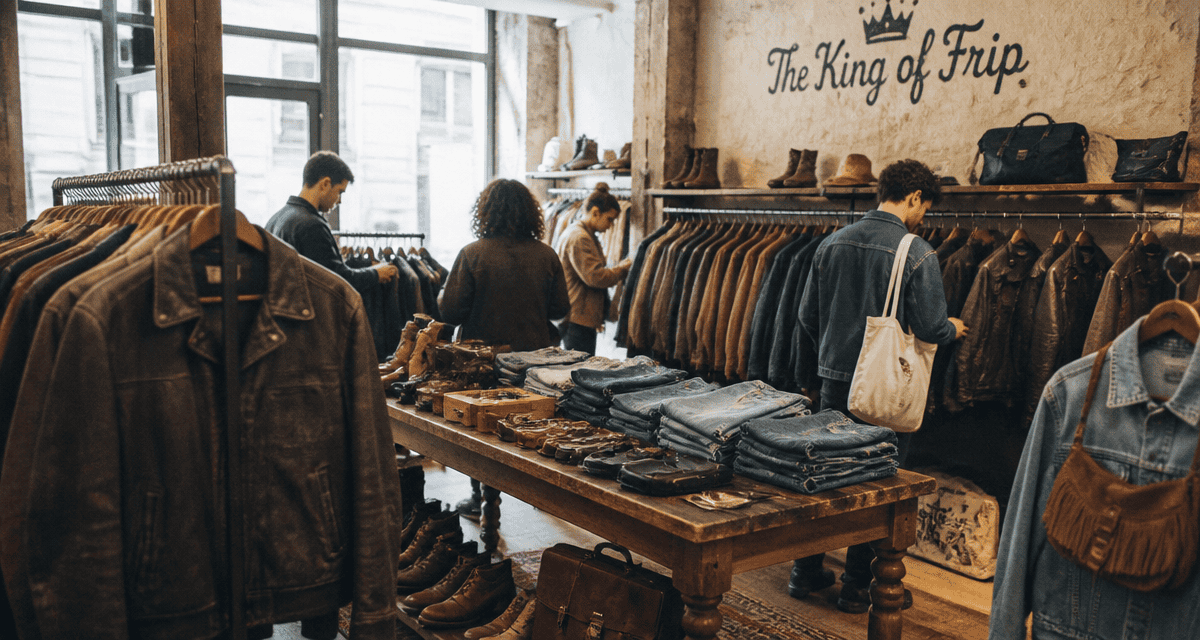 the king of frip friperie vintage cuir paris