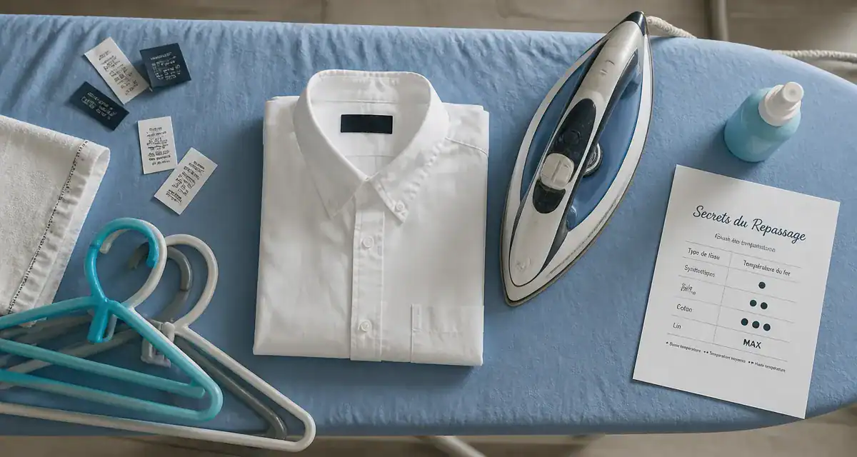 comment repasser chemise fer à repasser table