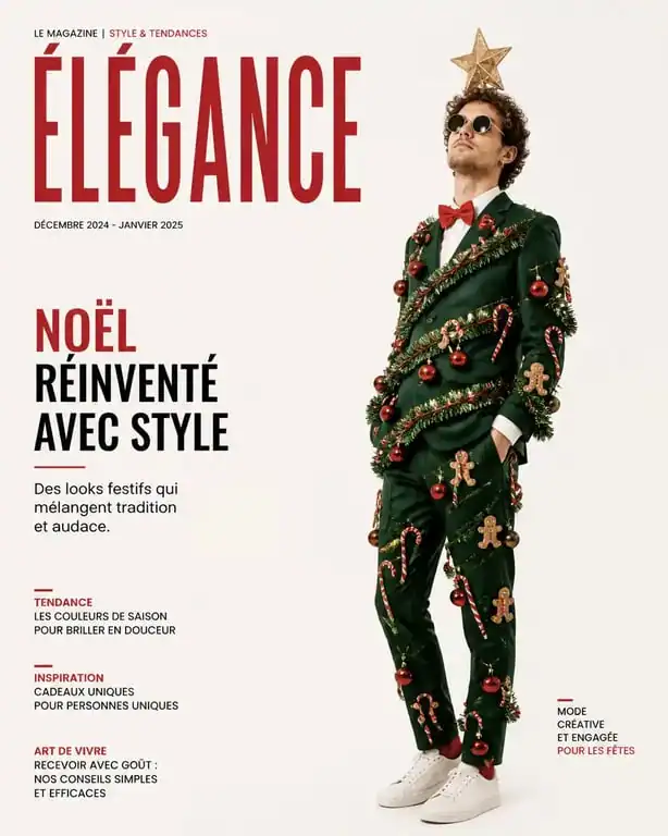 Déguisement original pour Noël : idée de costume créatif et atypique pour les fêtes