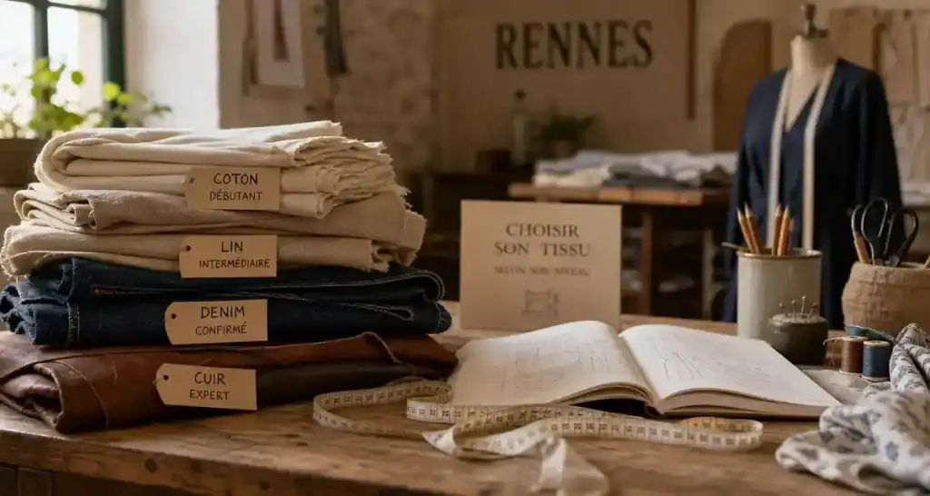 Quel tissu choisir selon son niveau en couture ?