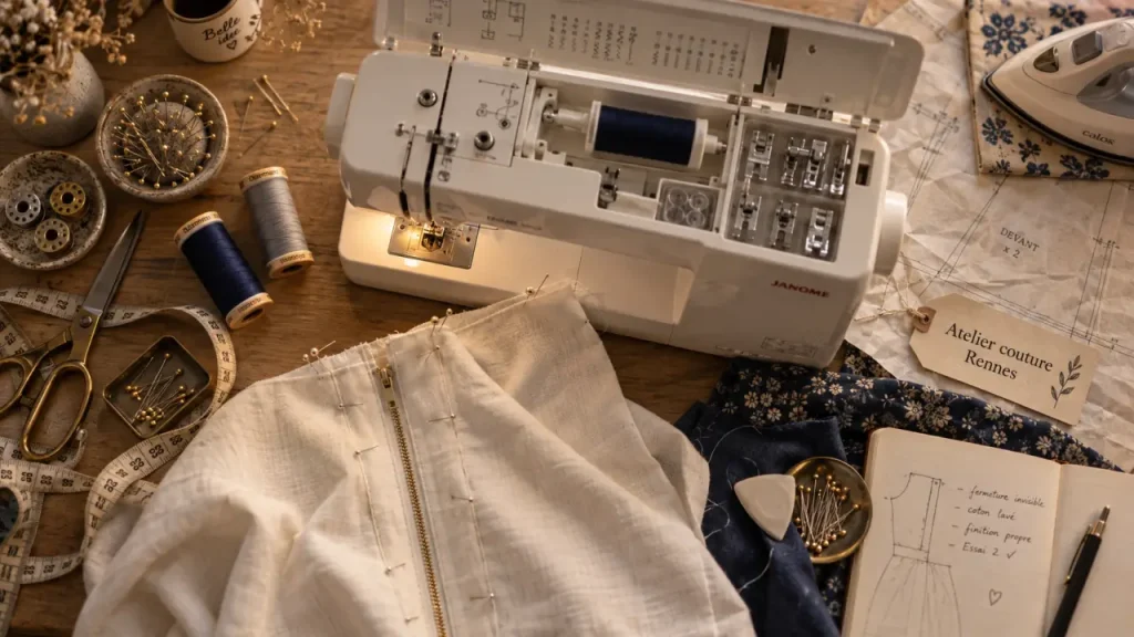 Atelier de couture à Rennes : choisissez le format adapté à votre niveau et à votre projet