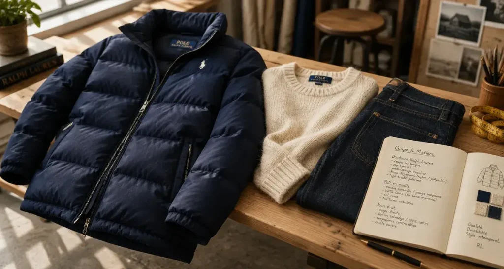 Doudoune Ralph Lauren : choisir la coupe qui allège la silhouette